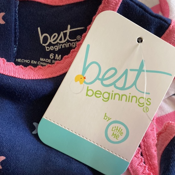 Best Beginnings Fish Rompers - Picture 10 of 15